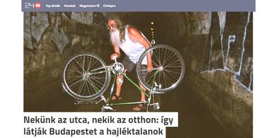 24.hu - Nekünk az utca, nekik az otthon: így látják Budapestet a hajléktalanok