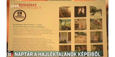 RTL Híradó - Naptár a hajléktalanok képeiből
