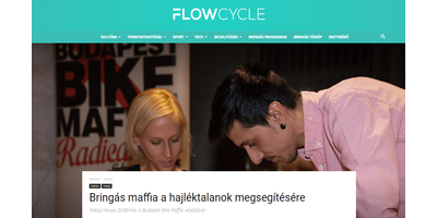 Flowcycle - Bringás maffia a hajléktalanok megsegítésére