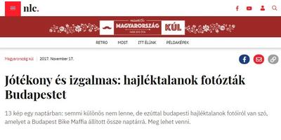 NLC.hu - Jótékony és izgalmas: hajléktalanok fotózták Budapestet, naptár készült belőle