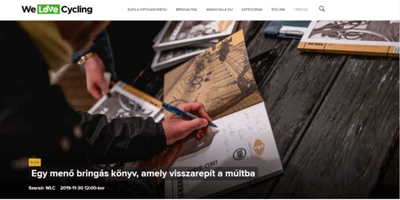 Welovecycling.com - Egy menő bringás könyv, amely visszarepít a múltba